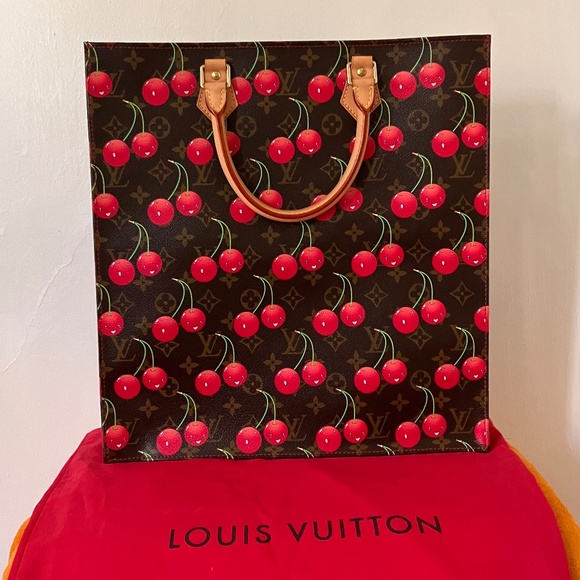 LV SAC PLAT MONOGRAM CERISE TAKASHI MURAKAMI - Picture 7 of 14